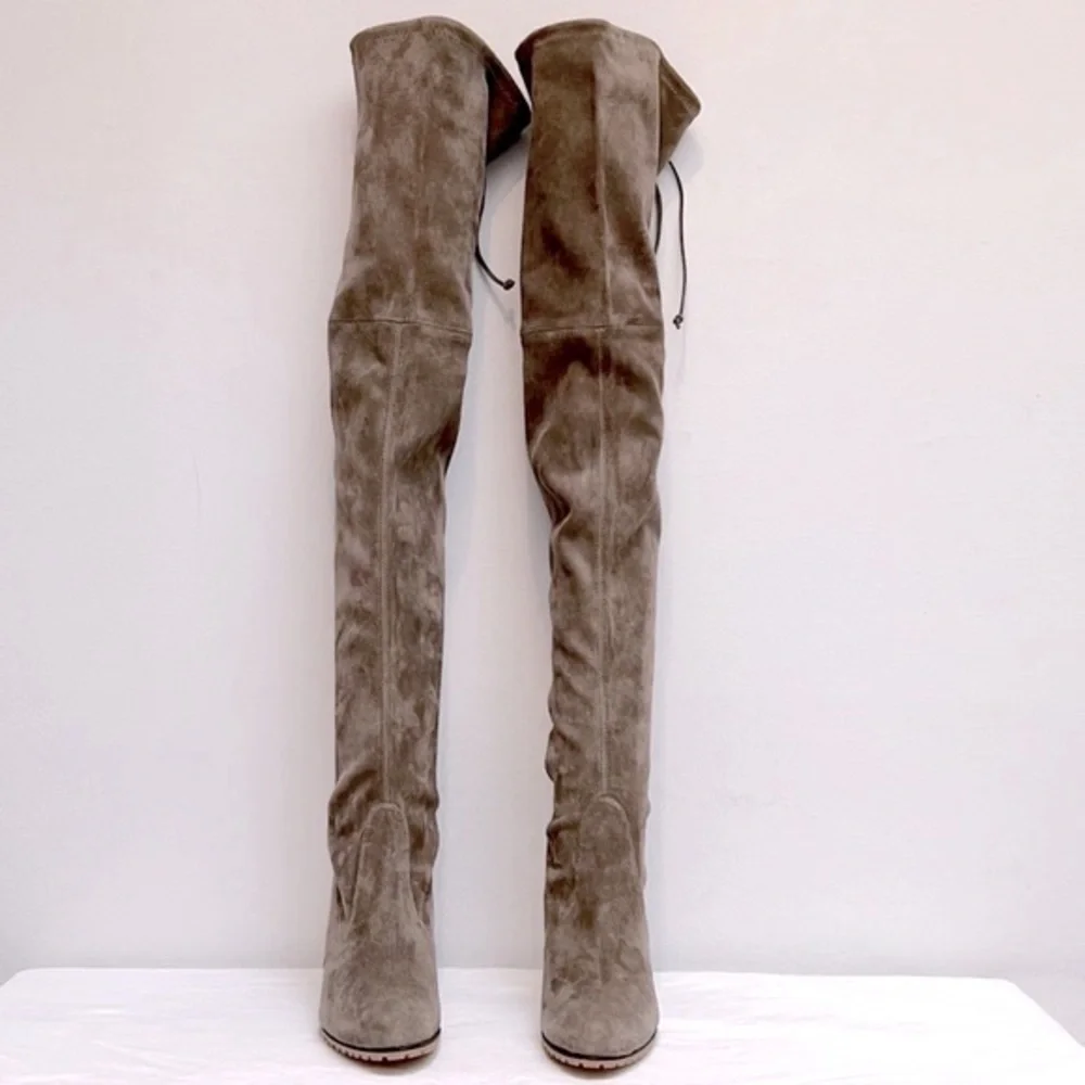 Stuart Weitzman Over The Knee Suede Boots